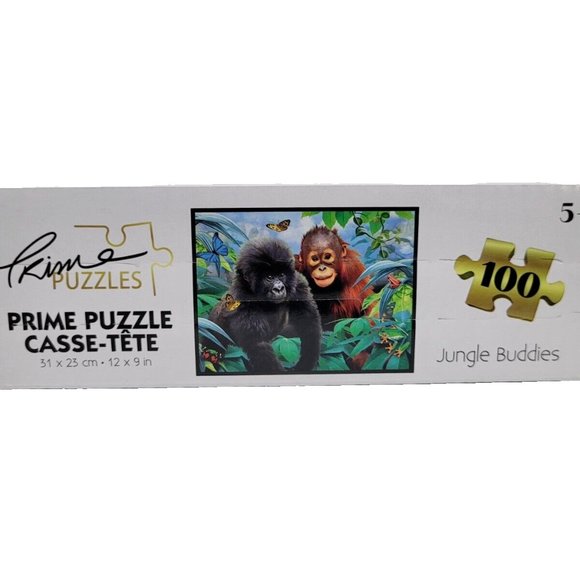 Jungle Buddies 100 Piece Puzzle - Picture 2 of 4